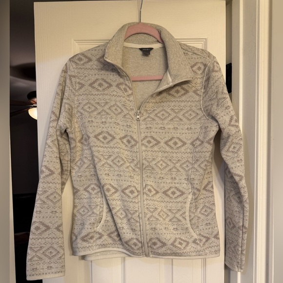 Eddie Bauer Women’s Full Zip Sweater Jacket Size Large - Picture 1 of 6